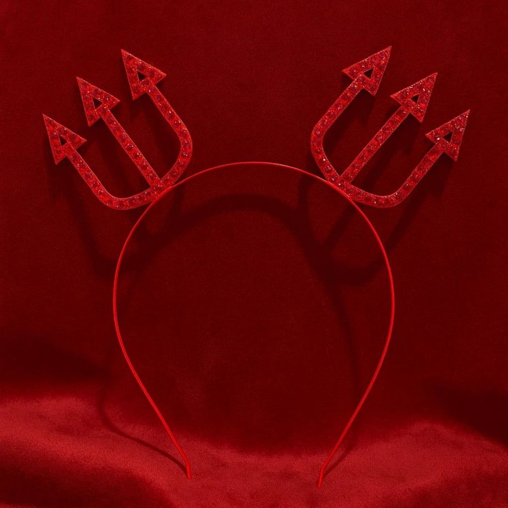 Red Headband with Trishul - 1PC - Party and Festive Needs | Buy online on ZillyBuy