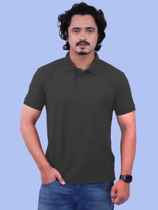 Andhra Melange Polycotton Polo Half Sleeve 220 GSM TShirts