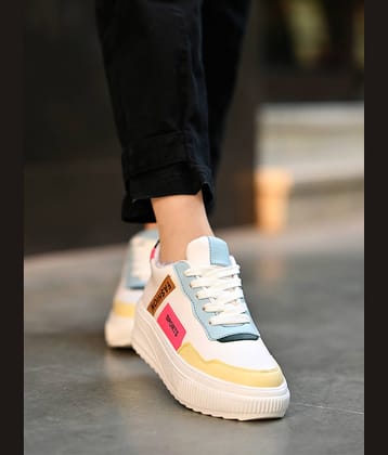 Stylestry White Women's Sneakers