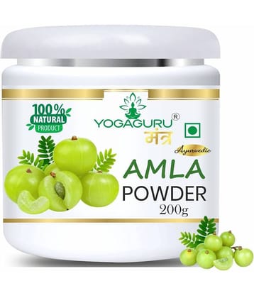 Yogaguru Mantr Amla Powder For Drink, Eating, Hair Growth & Hair Strong (200 G)