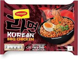 Maggi Korean BBQ, Easy to Cook, Chicken Instant Noodles