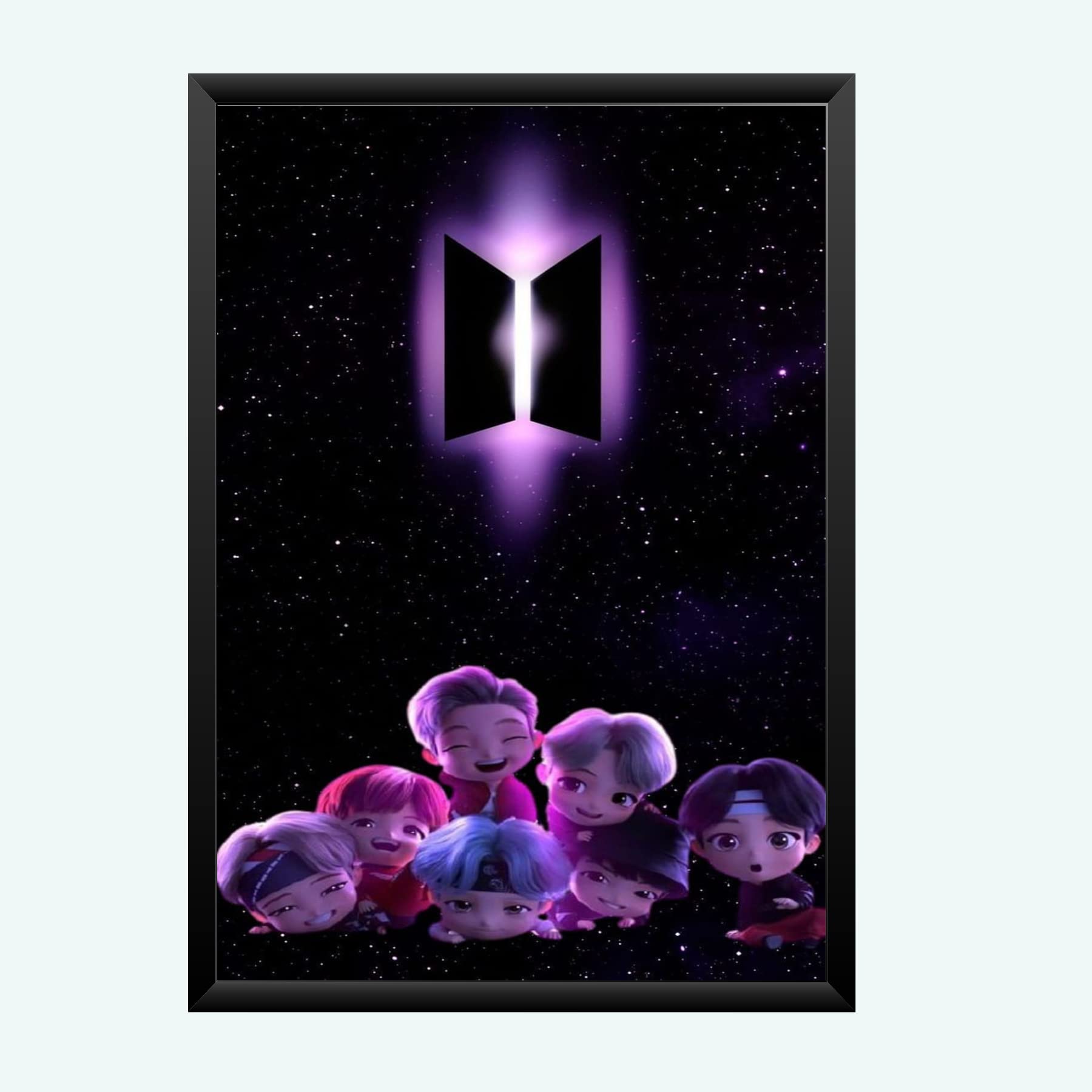 Nokkes Bts Army Bangtan Boy V suga J-Hope Jungkook Jin Jimin Rm 8X12 Inch Size Photo Frame Photo Home Office_bts4_42