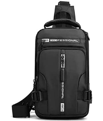 RAMDEV ENTERPRISE Black Solid Messenger Bag