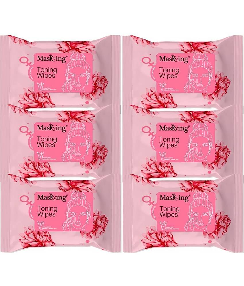 Masking Wet Wipes ( 60 Pcs ) Pack of 6