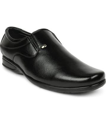 Action - Black Men's Slip On Formal Shoes