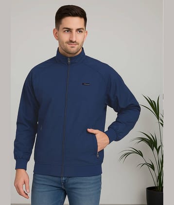 Promount Polyester Men's Casual Jacket - Blue ( Pack of 1 )