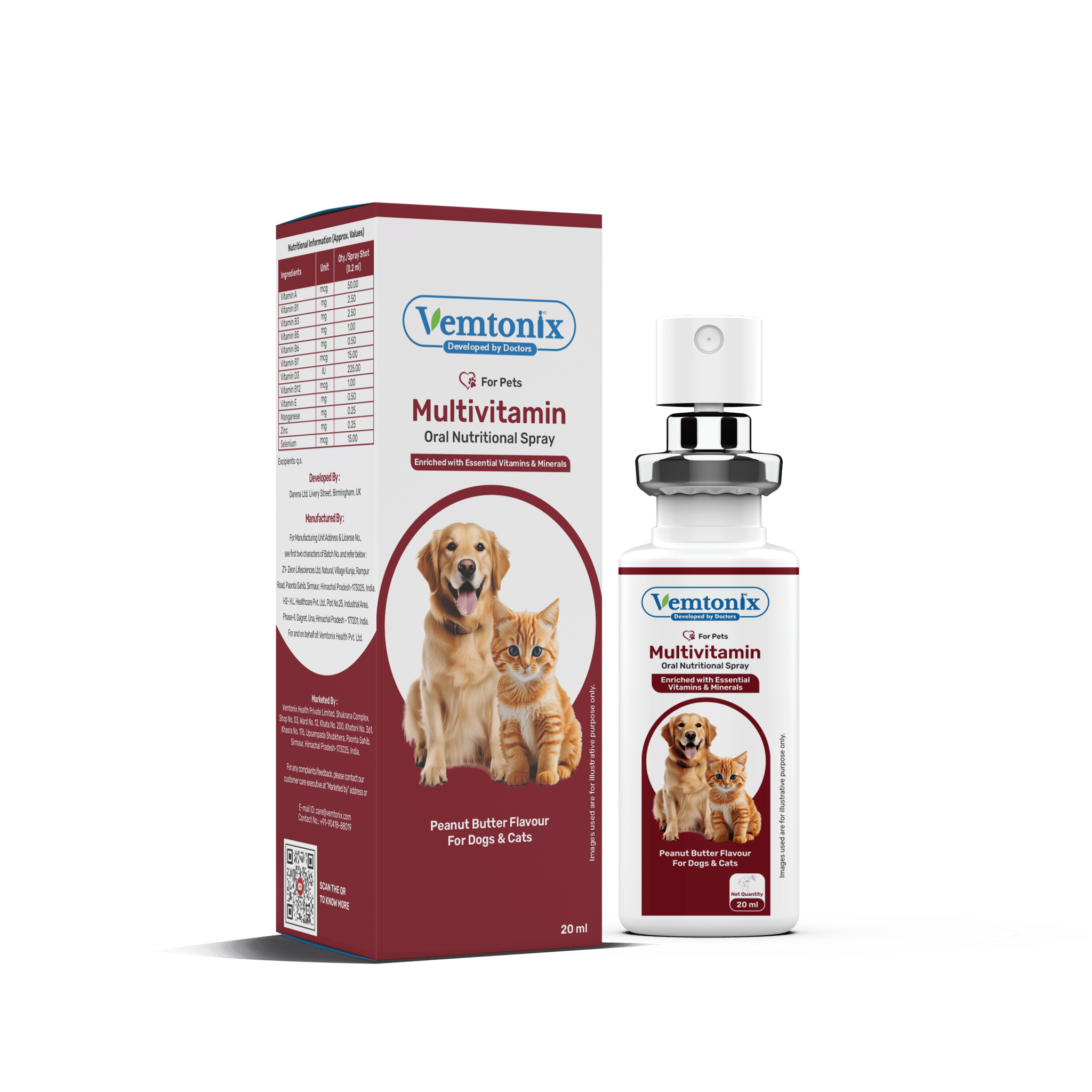 Vemtonix Multivitamin Oral Nutritional Spray