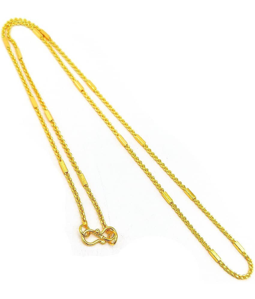 Jewarhaat Gold Plated Chain ( Set of 1 )
