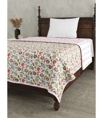 PetalSoft 100% Pure Cotton Dohar  Single Bed | Blossomy Collection
