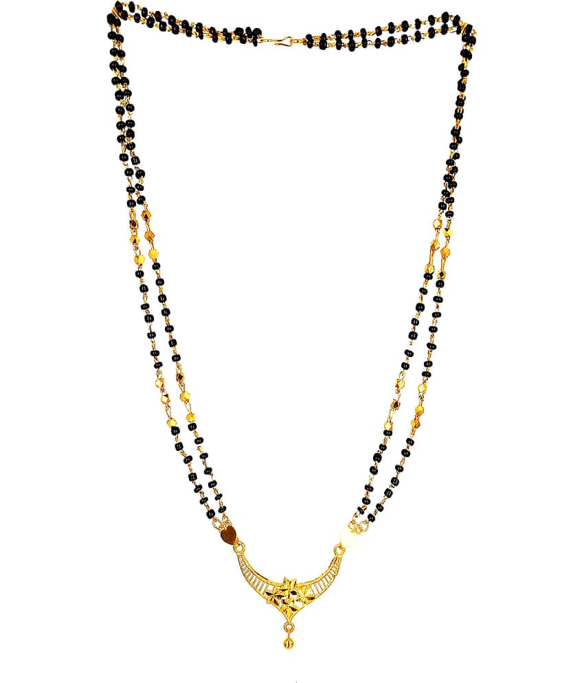 JIPPA - Golden Mangalsutra ( Pack of 1 )
