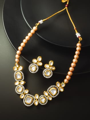 Morison Exclusive Gold Necklace Set  A Touch of Glamour for Every Occasion