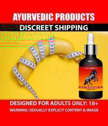 5G Energy ™ 100% Ayurvedic and Natural  Sandha Oil for long last performance, sexul delay, stamina supplement, extra time lubricant oil, long lasting oil, sexy long time oil, penis enlargement, penis oil (50ml)