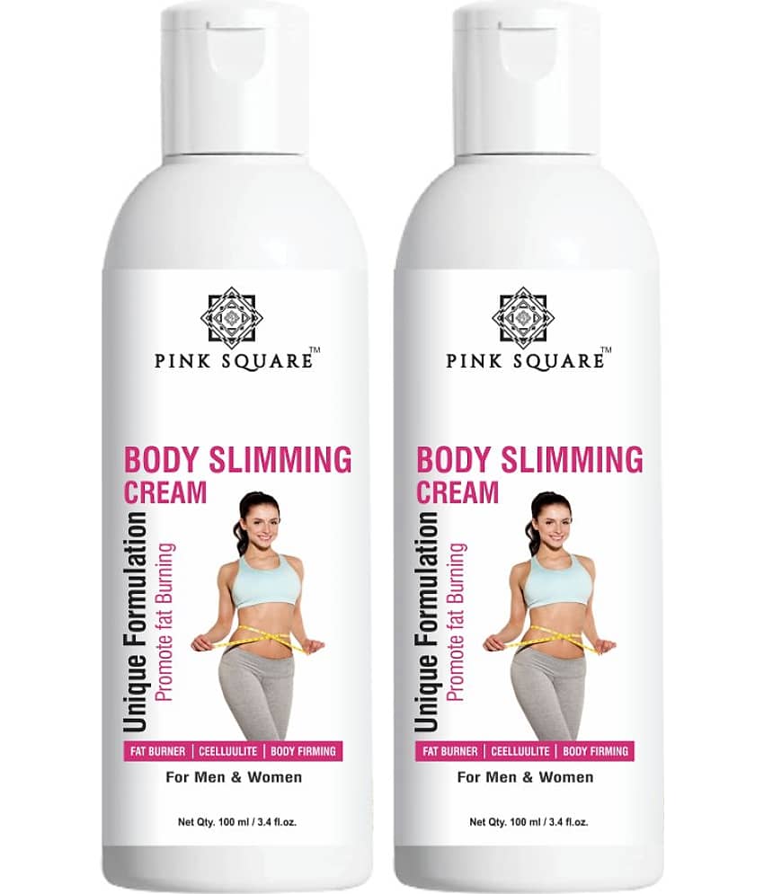 pink square Fat Burn Cream Fat Loss Body Lotion Shaping & Firming Cream 100 mL Pack of 2