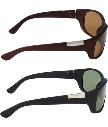 Kanny Devis - UV Protected Black Riding Goggles ( Pack of 2 )