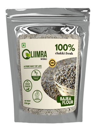 Liimra Naturals Kodo Millet Flour - High Fiber, Protein-Packed, Low GI, Gluten-Free Carbohydrate Replacement, 100% Chakki Fresh Flour (250 Gram_Pack of 2) - 500 gm