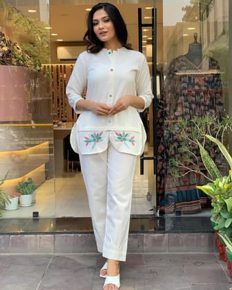 Designer Cotton Coord Set-S
