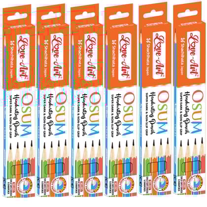 Artline OSUM Traingular Pencil (8 Packs) | Brake Free Extra Dark Writing