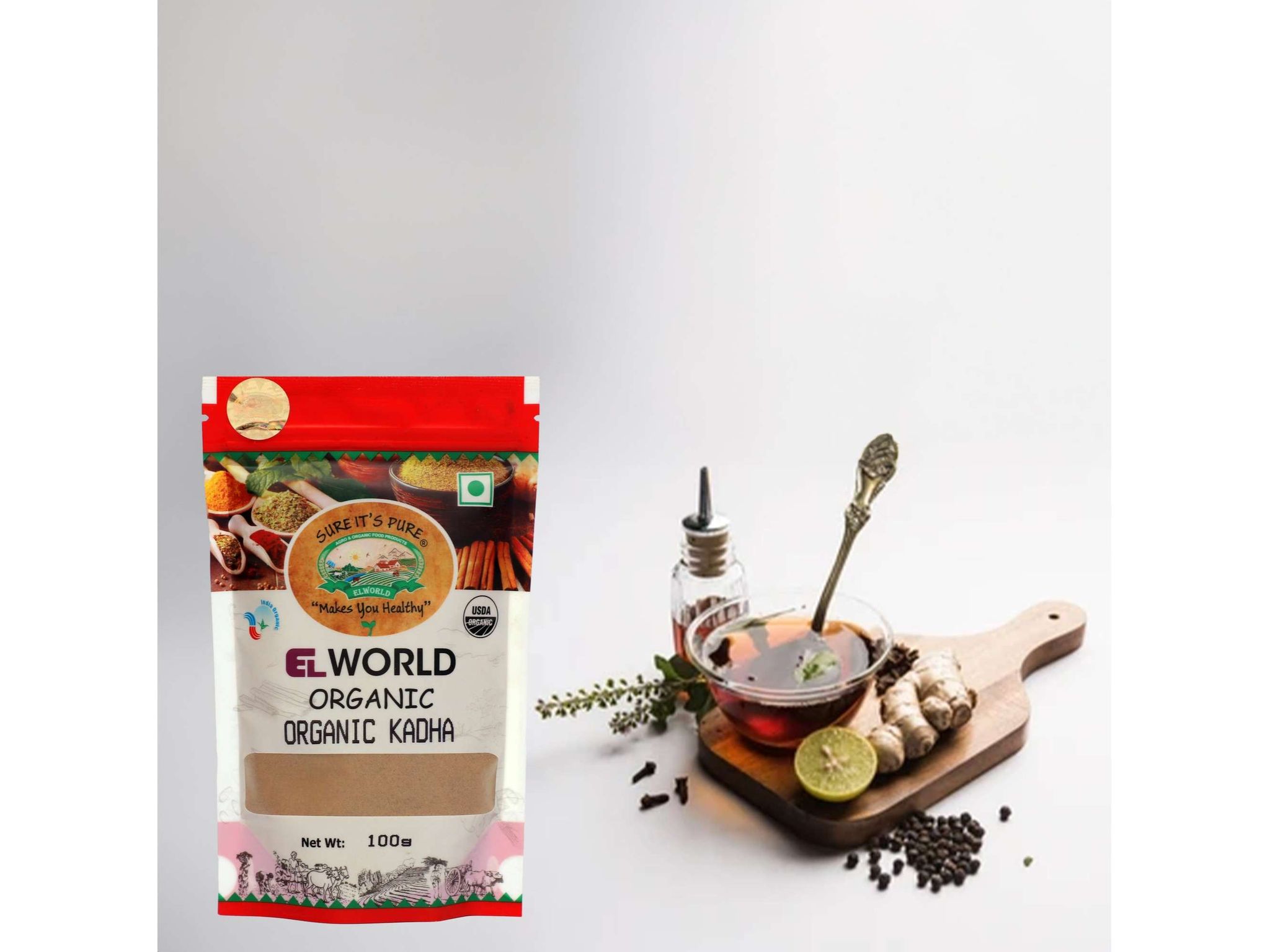 Elworld Agro & Organic Food Products Kadha 100g