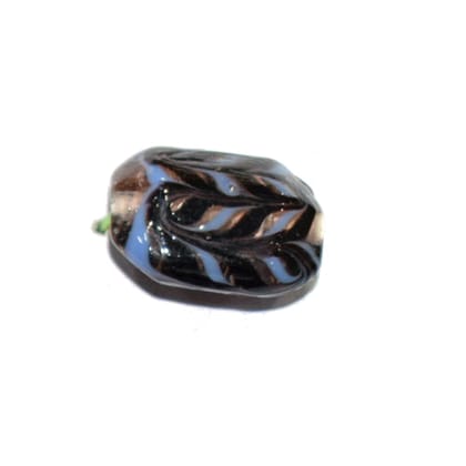 Handmade Fancy Lampwork Glass Beads For Jewelry Making Necklace , Earring and Bracelet (Flat Square) SFL-949-Per Packet 25 Pcs / 17X11 MM