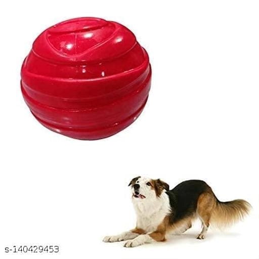 Chew Playing Rubber Ball for Pet (Red)