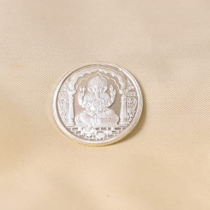 Silver Coin - Ganesh & Om-5gms