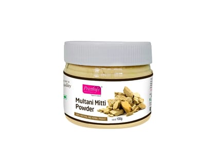 Preethy's Boutique Multani Mitti Powder 100gm by Kerala Naturals Preethy's Boutique Multani Mitti Powder 100gm by Kerala Naturals