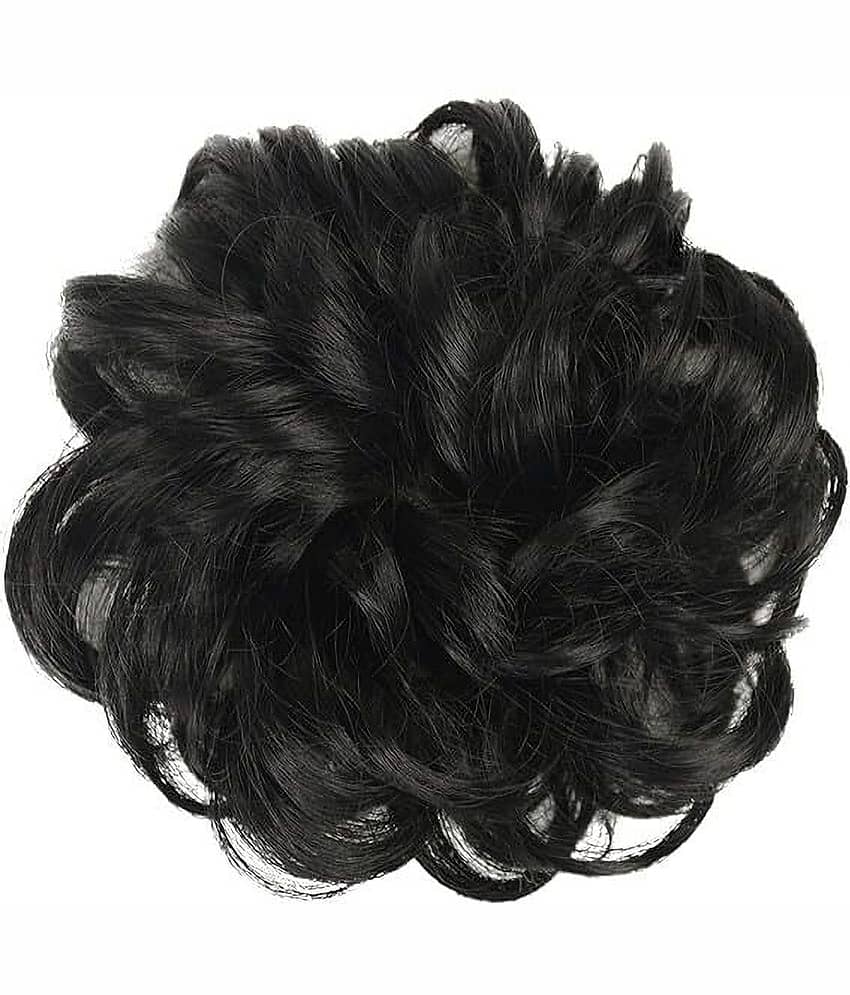 Blubby Black Bun Clip ( Pack of 1 )