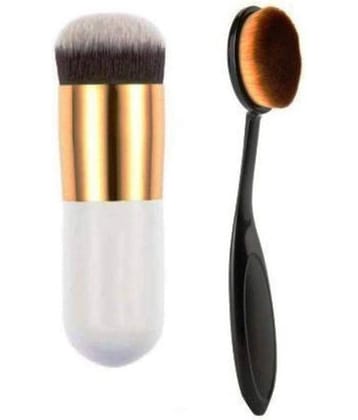 Lenon Beauty Synthetic Foundation Brush,Concealer Brush 2 Pcs 100 g