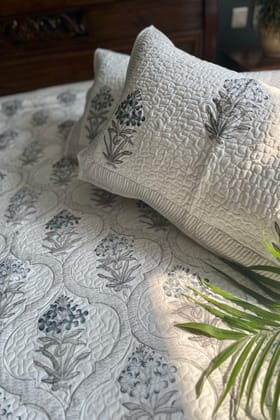 Blue Heaven Premium Quilted Bedcover Blue Heaven Premium Quilted Bedcover