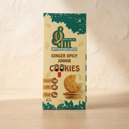 Success Arrow Ginger Spicy Jowar Millet Cookies Healthy Snack 90 g
