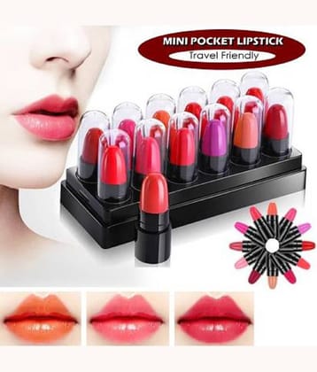 Pinner Multicolor Matte Finish Mini Bullet Lipstick Pack of 12