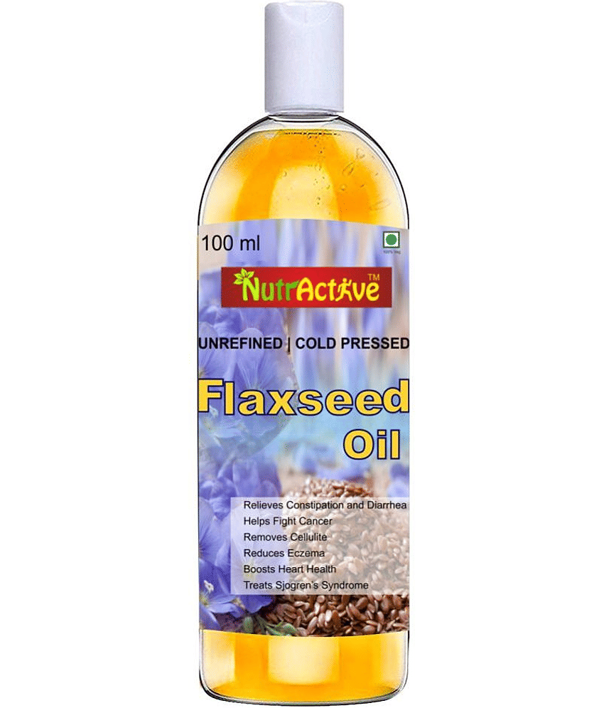 NutrActive Flaxseed Oil Boosts Heart Health 100 ml