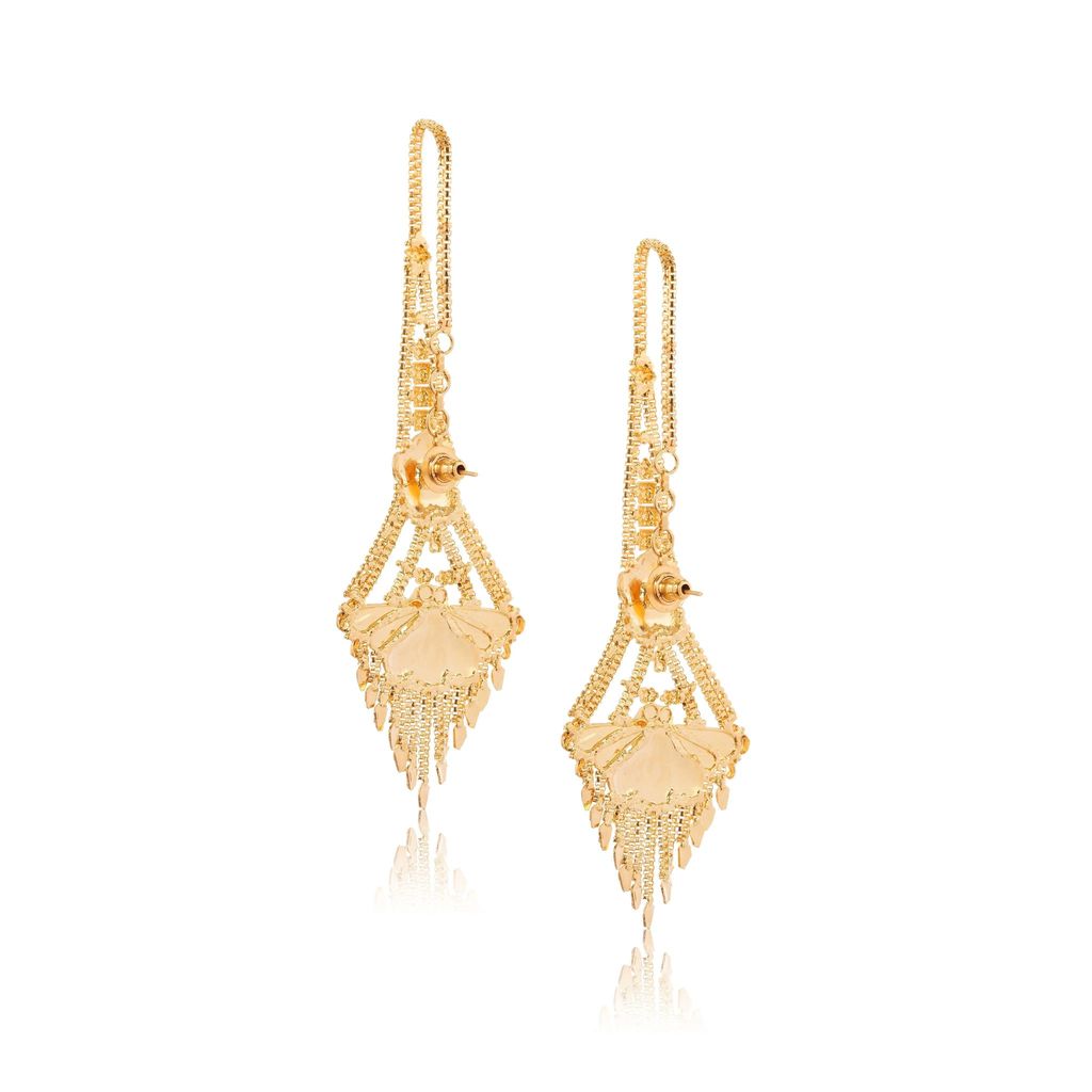 Gold-Plated Jhumka Earrings | Traditional & Trendy Bridal Jewelry