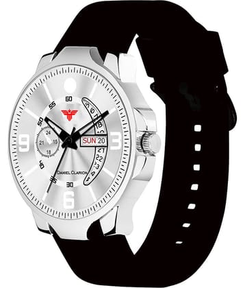 Daniel Clarion Black Silicon Analog Men's Watch
