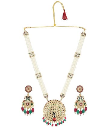 Bhagya Lakshmi - Multi Color Alloy Necklace Set ( Pack of 1 )