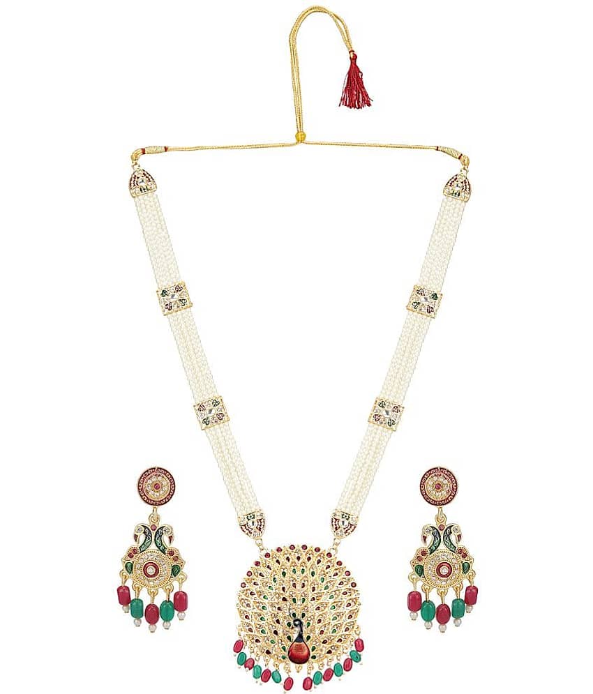 Bhagya Lakshmi - Multi Color Alloy Necklace Set ( Pack of 1 )