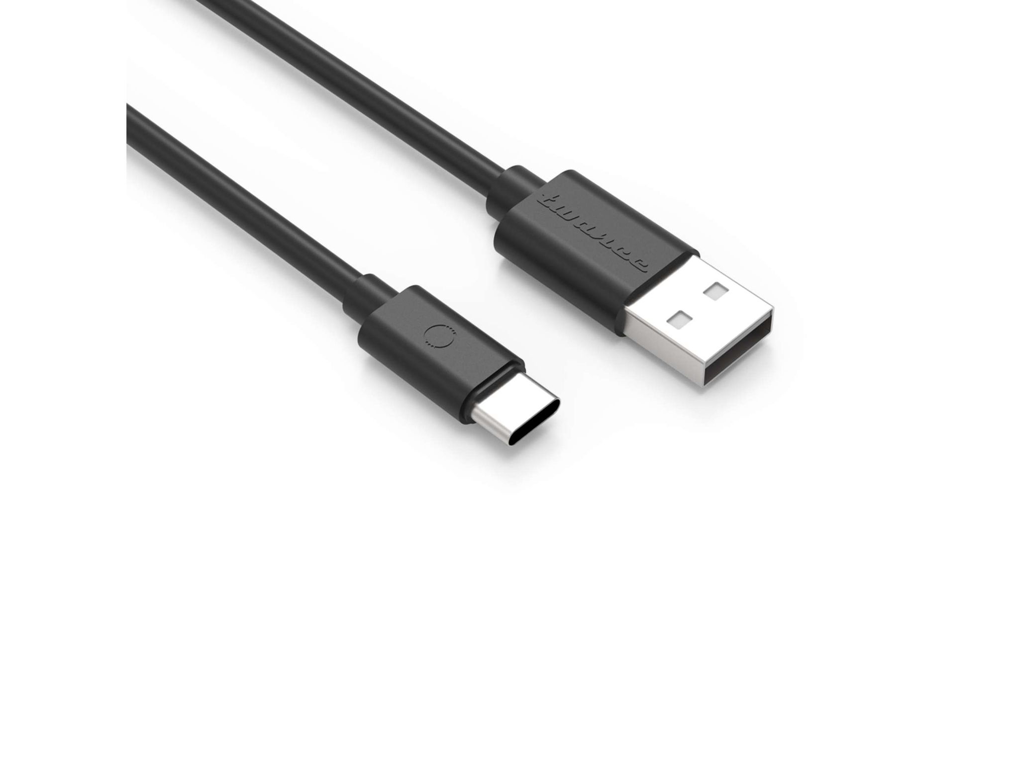 Twance T24B PVC - Type C to USB Charging & Data transfer Cable, 2 M, Black - 5 Pieces