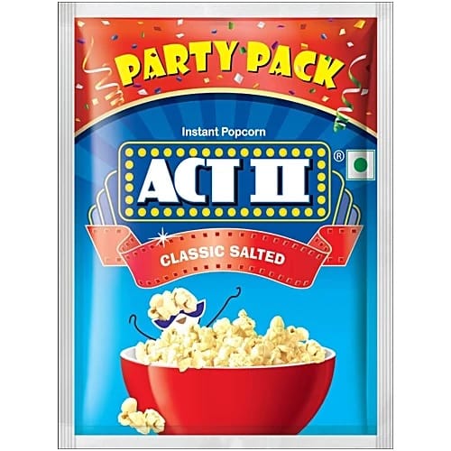 ACT II Classic Salted Instant Popcorn, 35 g