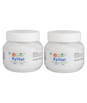 So Sweet Xylitol 100% Natural Sweetener 400gm -Sugarfree (PO2) (200gm Each)