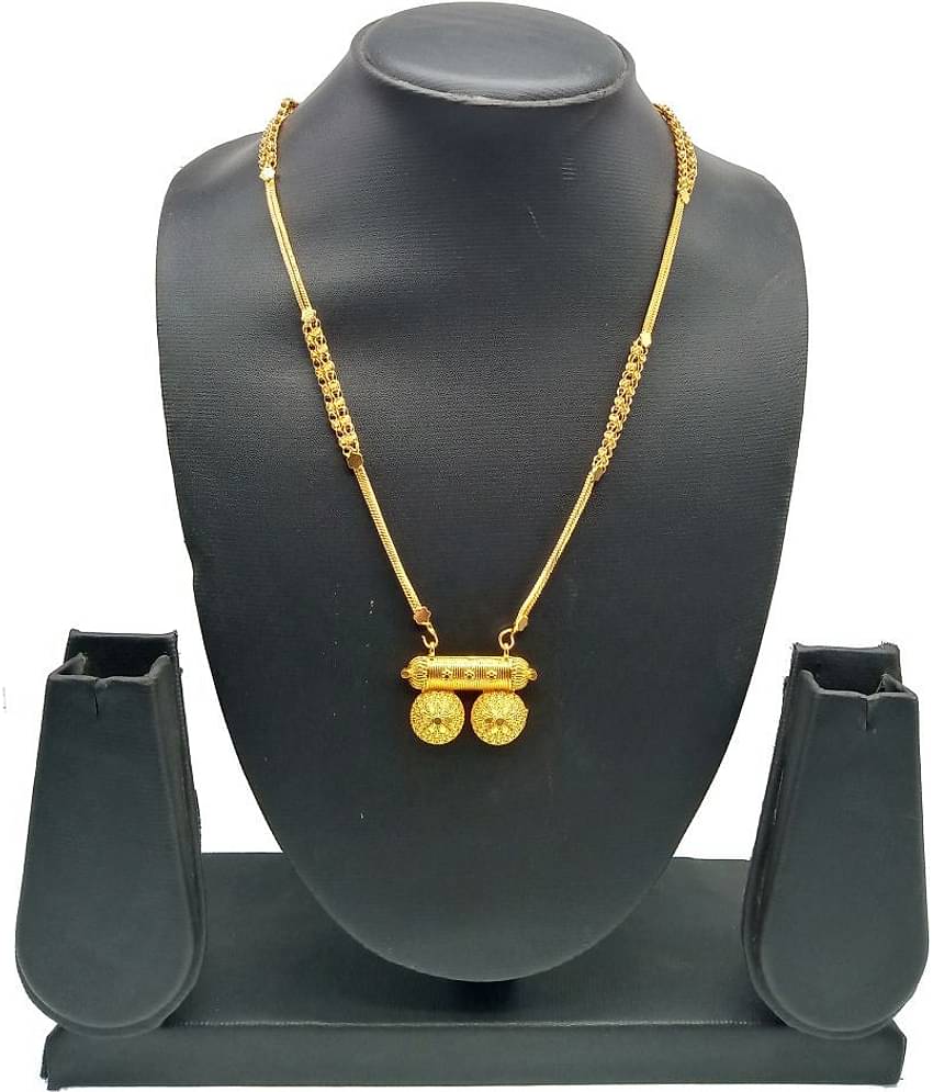 Shankhraj Mall Gold Plated Letest & Designer Mangalsutra For Women-100335