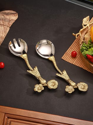 Aviary Feast Salad Set-Gold