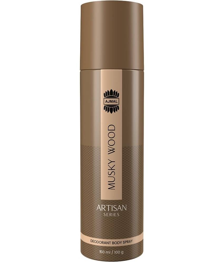Ajmal Artisan Musky Wood Deodorant Perfume 150ML Long Lasting Spray Gift For Men Pack of 1