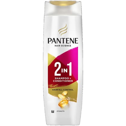 Pantene Pro-V Advanced Solution 2 In1 Shampoo & Conditioner - For Hairfall Control, 340 ml