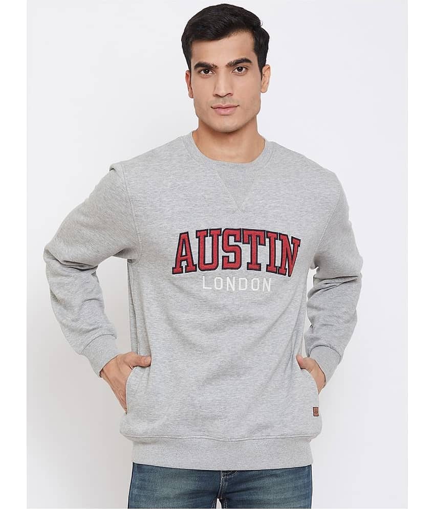 AUSTIN WOOD Grey Sweatshirt