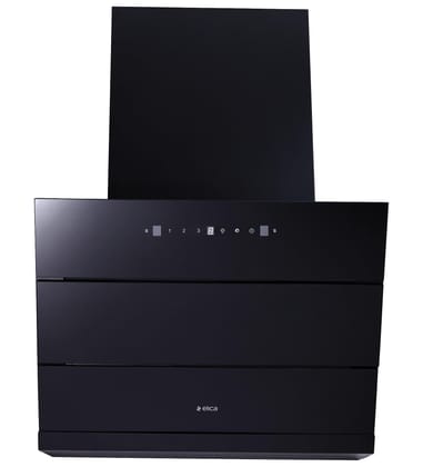 Elica 60cm 1350 m3/hr Filterless Autoclean Angular Kitchen Chimney with 15 Years Motor & 5 Years Comprehensive Warranty | EFL 3V 601 HAC LTW MS NERO | Black | Touch + Motion Sensor Control | Slant Elica 60cm 1350 m3/hr Filterless Autoclean Angular Kitche