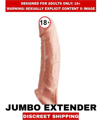Male Sex Toys Adult Concept Jumbo Extenders Pure Silicon Penis Enlargement Extenders For Men