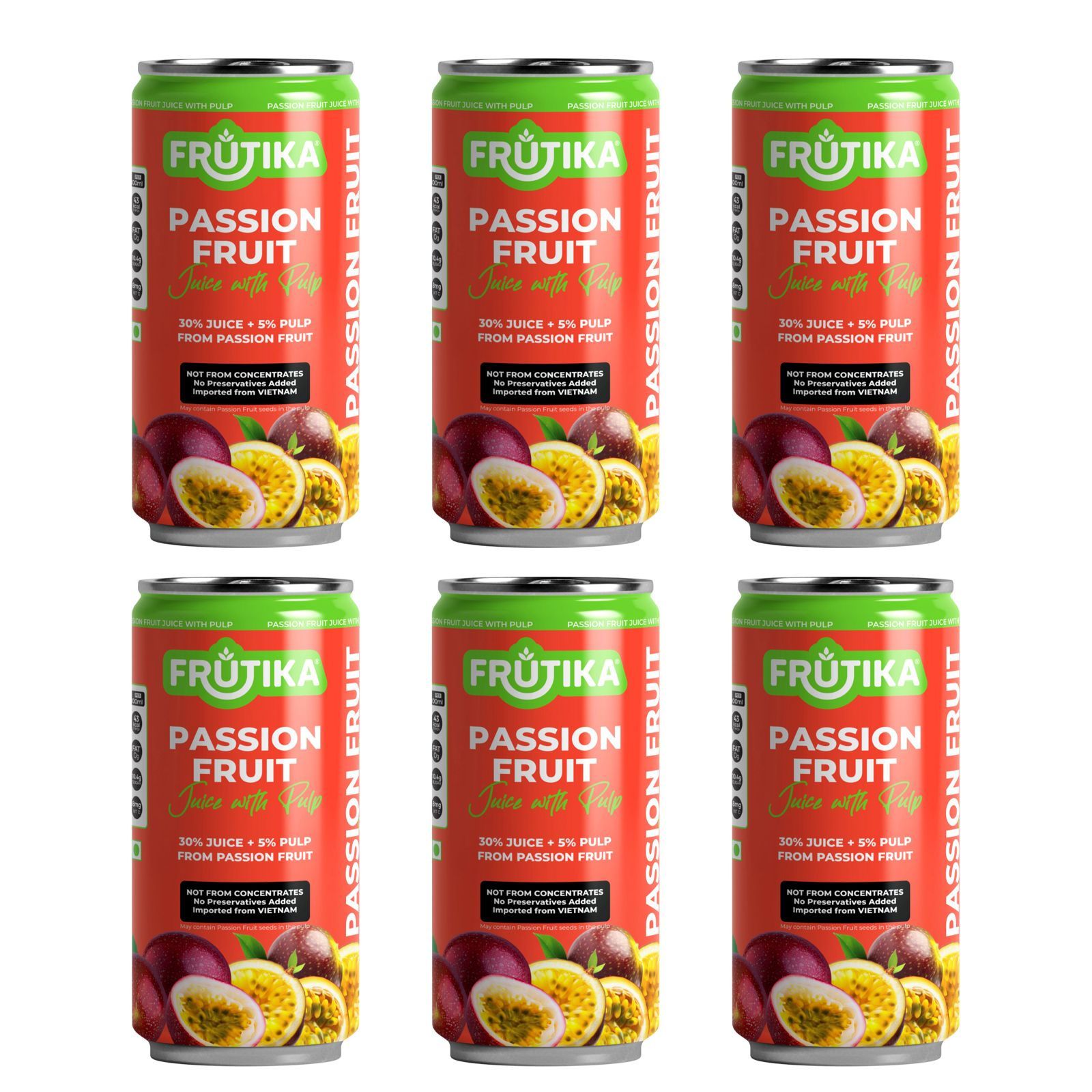 Frutika Passion Fruit Juice with Pulp 200ml