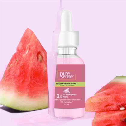 Watermelon Burst Glow Face Serum with 2% Hyaluronic Acid | For glass skin | 10ml Watermelon Burst Glow Face Serum with 2% Hyaluronic Acid | For glass skin | 10ml - 10 ml