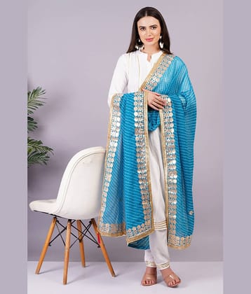 JC4U Rayon Striped Kurti With Pants Women's Stitched Salwar Suit - White ( Pack of 1 )