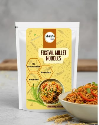 Kha Kha Foods Foxtail Millet Noodles - Healthy & Delicious Alternative  Pack of 180 G Pack Of 3